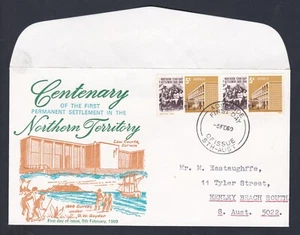 1969 CENTENARY NORTHERN TERRITORY DECIMAL STAMP PARADE FIRST DAY COVER #W64 - Picture 1 of 1
