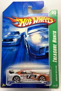 2007 HOT WHEELS NISSAN SKYLINE TREASURE HUNT # 2 OF 12 CARD # 122/180 K7613 - Picture 1 of 5