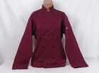 Uncommon Threads Moroccan Chefs Coat Burgandy X-Large #0405-0302 292A
