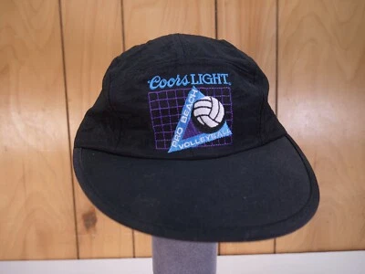 Vintage Coors Light SnapBack Trucker PRO BEACH VOLLEYBALL 1990'S NEW - Image 1 of 4