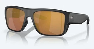 NEW Costa Del Mar Taxman Matte Black / Gold Mirror Polarized Glass 580G - Picture 1 of 5