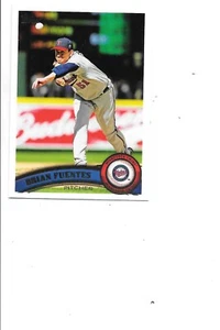 Brian Fuentes 2011 Topps Baseball Card #54 Minnesota Twins - Picture 1 of 2