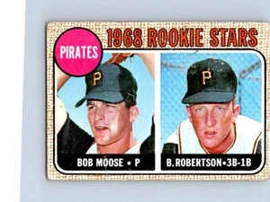 VINTAGE BASEBALL CARD TOPS 1968 ROOKIE STAR BOB MOOSE BOB ROBERTSON NO516 - Picture 1 of 1