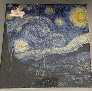 Vincent van Gogh: The Starry Night: 1000-Piece Jigsaw Puzzle New Sealed Box - Picture 1 of 6