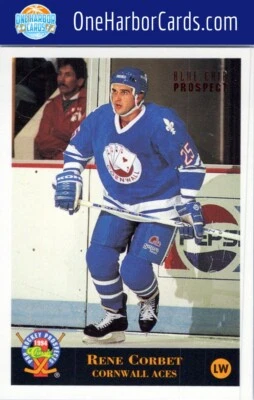 1994 Classic Pro Prospects Cornwall Aces Hockey Card #130 Rene Corbet - Image 1 of 2