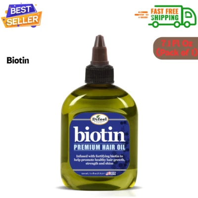Difeel Premium Biotin Hair Oil, 7.1 Oz (Pack of 1)… - Image 1 of 4