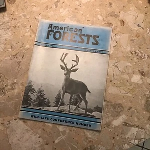 Vintage March 1936 AMERICAN FORESTS Monthly Magazine Pre War Era - Rare - Picture 1 of 9