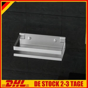 Böden Duschablage zum Hängen Bohren Duschregal Duschkorb Bad Aluminium - Bild 1 von 14