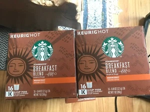 Starbucks Breakfast Blend Medium K-cups for Keurig Brewers 32 pods - Picture 1 of 1