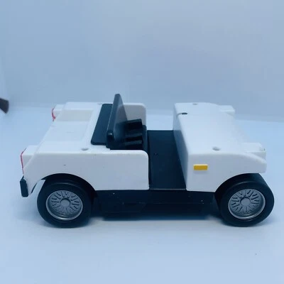 Roblox Jazwares White/black Toy Jeep Truck ROG0239-051922-MD/ Golf Cart No Top - Image 1 of 4