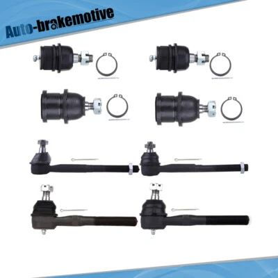 8Pcs For 1997-2002 Ford F150 Expedition 2WD Upper Ball Joints Inner Tie Rods Set - Image 1 of 4