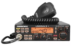 PRESIDENT LINCOLN II PLUS V4-RICETRASMETTITORE HF/CB AM/FM/SSB 35W - Foto 1 di 1