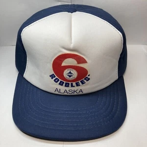 Vintage 6 Robblees Alaska Kelsey Wheel Products Trucking Foam Trucker Hat Cap - Picture 1 of 10
