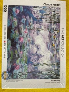 Jigsaw Puzzle - 1000 Pieces - Monet - Eurographics Puzzles - Water Lilies - NEW - Picture 1 of 4