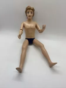 Disney Principe Adamo Bambola Nuda Maschio Braccia Snodate Bella e Bestia - Foto 1 di 9