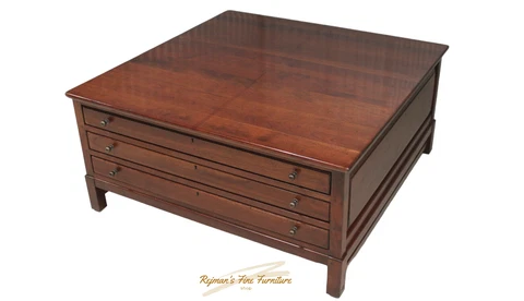Bob Timberlake Lexington Solid Cherry Square Top Large Coffee Table Cover