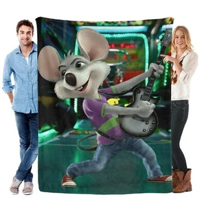 Chuck E Cheeses Blanket Soft Bed Sofa Couch Throw Cozy Lightweight Birthday Gift - Picture 1 of 12
