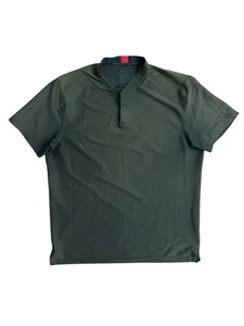Herren Nike Tiger Woods Kollektion Snap Blade Kragen grün Golf Polo Shirt - XL - Bild 1 von 6