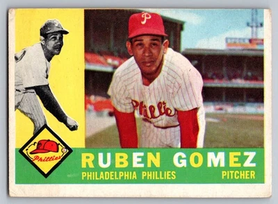 1960 Topps #82 Ruben Gomez Philadelphia Phillies - Image 1 of 3