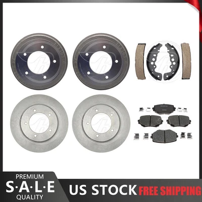 Rotores de freno y pastillas de cerámica para Suzuki Grand Vitara 1999 + tambores de freno y zapatas Foto 1 de 4