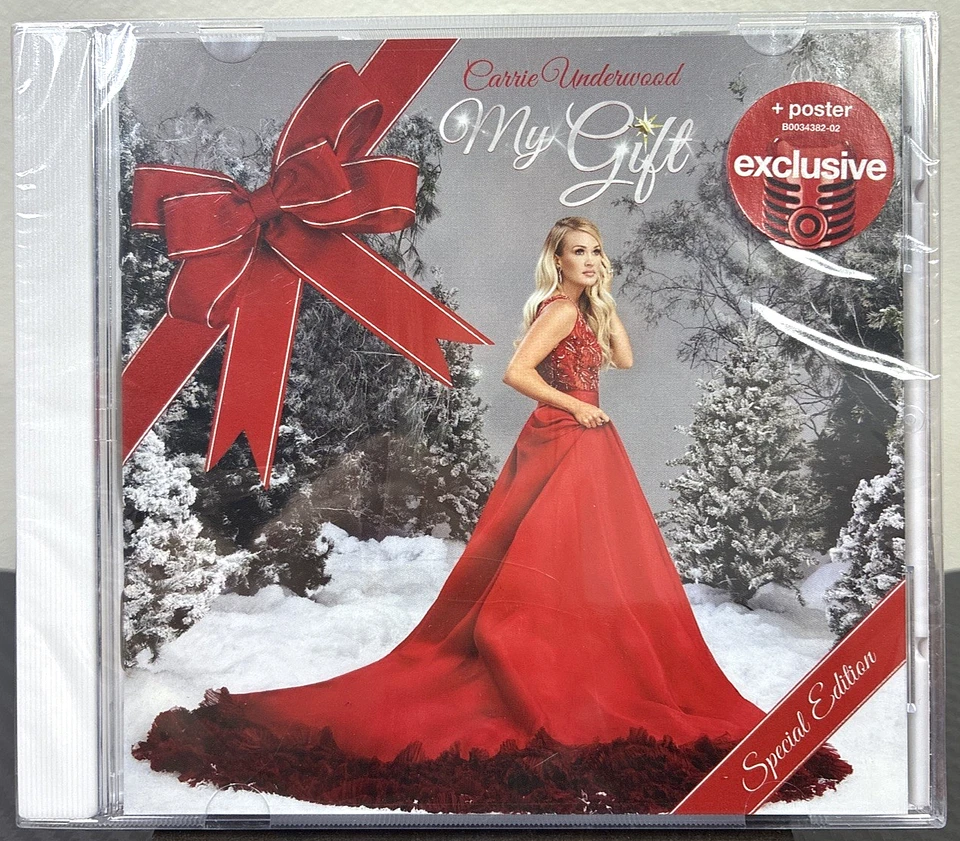 Carrie Underwood Christmas Album 'My Gift Special Edition' CD+Poster NEW/SEALED Foto 1 de 4