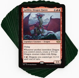 ***Baraja de Comandante Personalizada*** Lathliss, Reina Dragón - Dragones - Cartas Mágicas EDH - Imagen 1 de 6