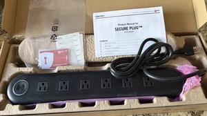 Power Strip With Alarm Buzzer 6 Outlet USA Made Brand New - Picture 1 of 4