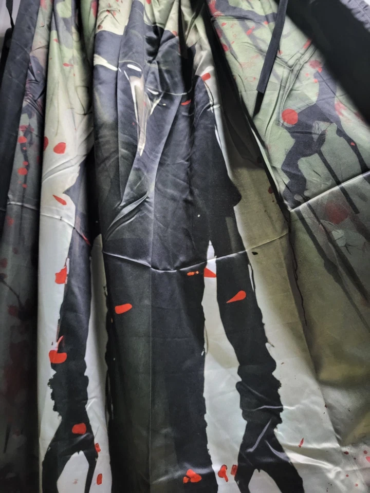 Capa de Halloween negra o plaga doctor bata con capucha capa adulto reversible Foto 1 de 4