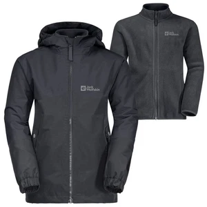 Jack Wolfskin Juniors Iceland 3 In 1 Kids Waterproof Jacket 29% OFF RRP - Picture 1 of 4