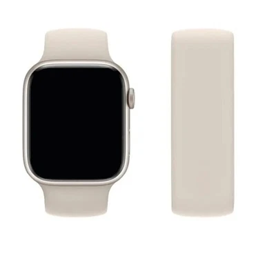 Correa de reloj de silicona con solo bucle para Apple Watch 10 9 8 – 3 2 1 Ultra 49 mm – 38 mm Foto 1 de 4