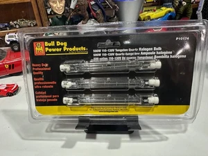Bull Dog 500W Heavy Duty T3 Rough Service Bulbs 3 Pack New - Picture 1 of 3