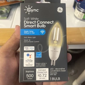 Cync by GE, soft white Direct Connect Smart Bulb 6300 - Picture 1 of 5
