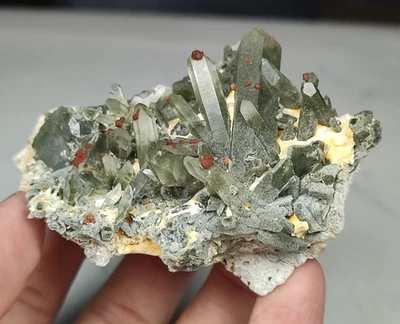 Chlorite Quartz Crystal Having Beautiful Growth-Pk - Image 1 of 4