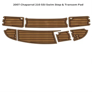 2007 Chaparral 210 SSI Swim Step Transom Boat EVA Foam Teak Deck Floor Pad Mat - Picture 1 of 18