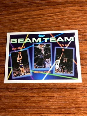 1992-93 Topps Basketball Beam Team Rice O’Neal Mullin #7 - Image 1 of 2