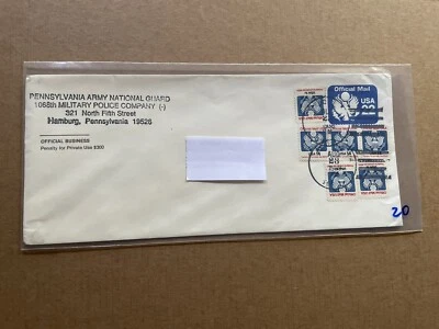 US 1988 Uprated Official Stationery (20) #UO74+O127X4+O129AX3=66C+4-Bar Duplex - Image 1 of 3