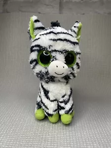 TY Beanie Boos Zig Zag La Zebra 6” Peluche Giocattolo Ritirato - Foto 1 di 8