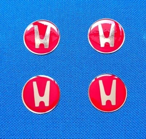 4pcs Honda Classics Emblem Logo Badge 45mm Wheel Rim Cap Hub 1969 to 1981 - Picture 1 of 4