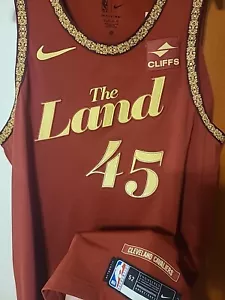 Donovan Mitchell 2023-24 Cleveland Cavaliers City Ed Nike Authentic Jersey Sz 52 - Picture 1 of 9