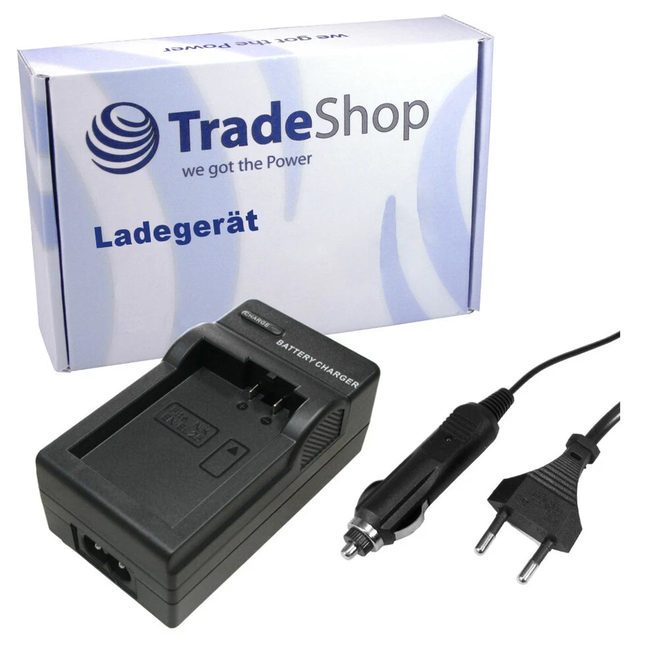 TRADE-SHOP Akku Ladegerät wie MH-32 für Nikon Z50 System-Kamera Akkus / Li-Ion Ladestation