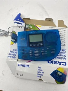 casio ta-145 sekretarka tylko jednostka przezroczysta niebieska - Zdjęcie 1 z 3