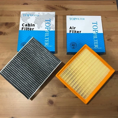 Engine Air Filter and Cabin A/C filter Set For BMW 228i 320i 328d 328i   320 555 — 第 1/4 张图片