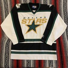 Vintage 90s Y2k Starter Dallas Stars Jersey XL White Clean Rare NHL Sewn Stitch