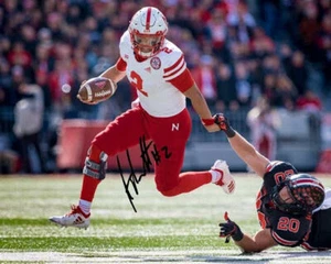 Adrian Martinez Nebraska Football Signed 8X10 Photo Rp Cornhuskers Go Big Red - Picture 1 of 1
