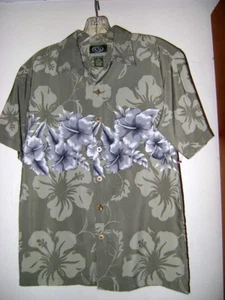 NEW youth boys size M (12/14) Tropical Jungle HAWAIIAN SHIRT by Gotcha - Picture 1 of 3