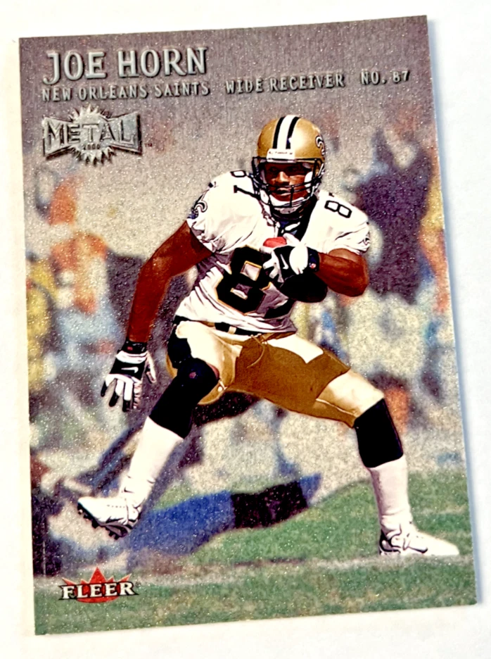 2000 Fleer/SkyBox Metal NFL Trading Card #198 Joe Horn New Orleans Saints - Image 1 of 4