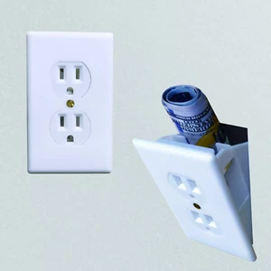 Wall outlet Electrical Socket Hidden Wall Safe to Hide Valuables DS-WALL - Picture 1 of 5