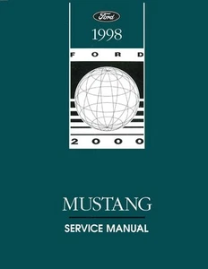 Ford Mustang Shop 1998 servicio de reparación manual motor transmisión libro eléctrico - Imagen 1 de 1