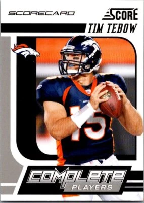 2011 Score #17 Tim Tebow Complete Players - Image 1 of 2