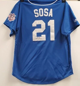 Sammy Sosa Signed Chicago Cubs Jersey (JSA COA) - Picture 1 of 2